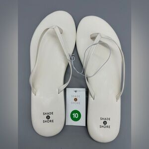 Shade & Shores Woman’s CREAM/CALI Sandals, Shoes, Flip-Flops - Multiple sz.